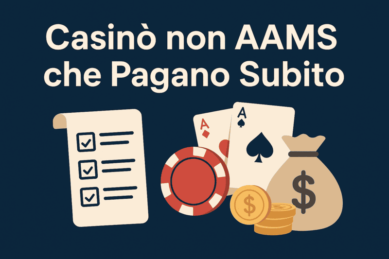 Casinò italiani non AAMS che pagano subito