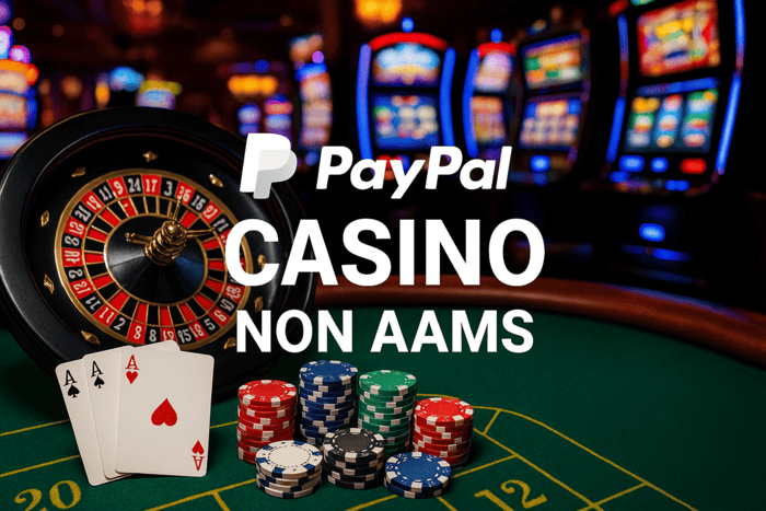 Casino online non AAMS con PayPal, slot machine e roulette