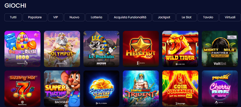 Ampia selezione di slot popolari disponibili su BoomsBet Casinò